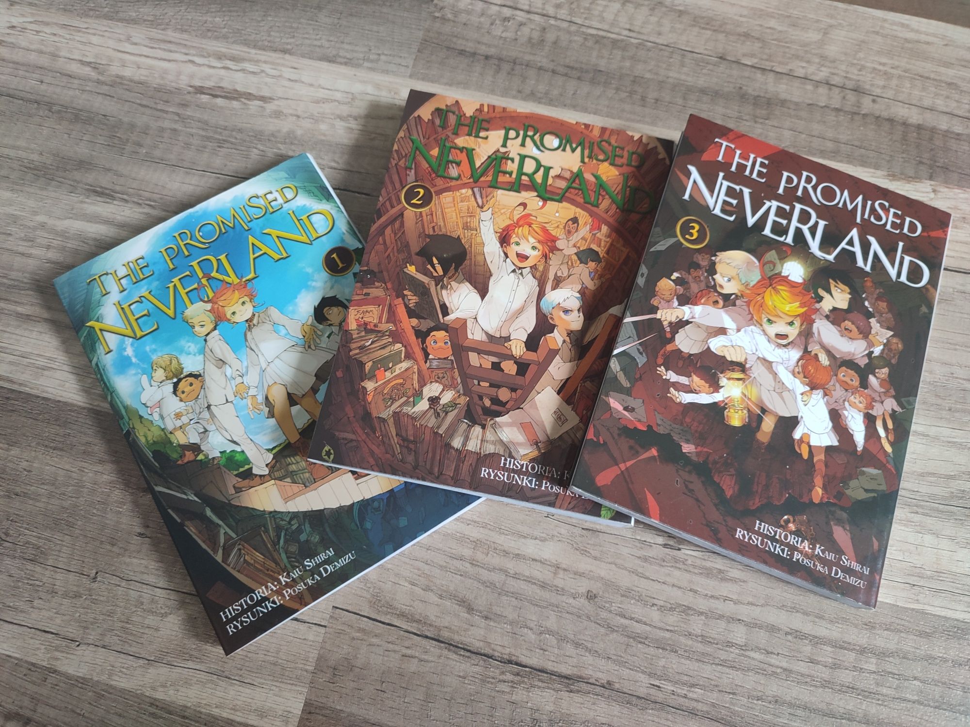 The Promised Neverland manga 1-6