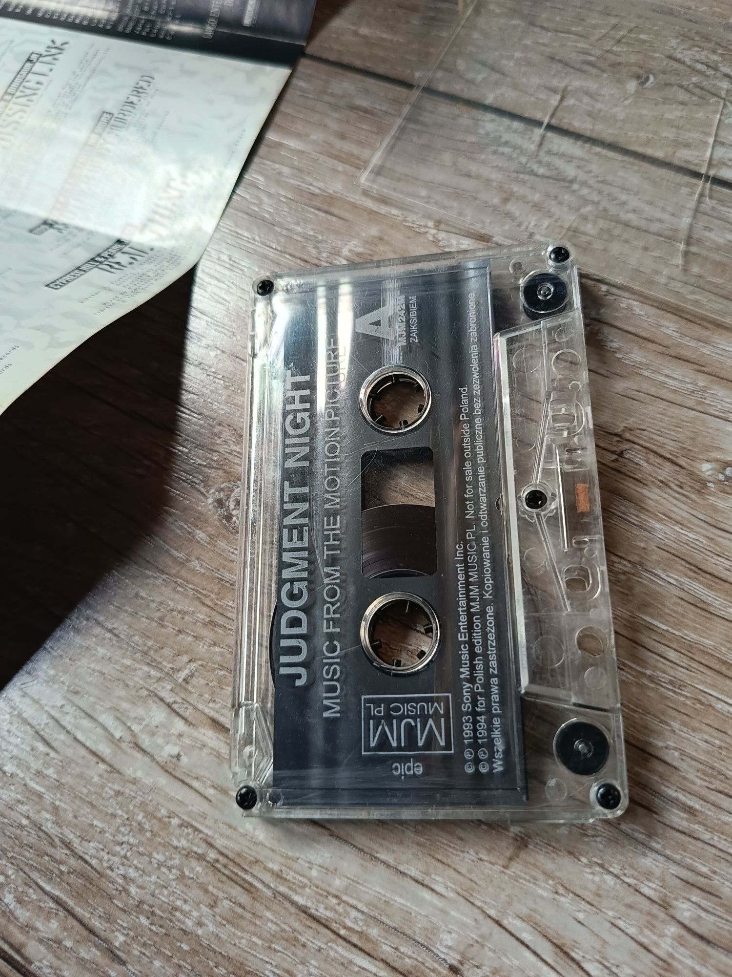 Kaseta magnetofonowa Soundtrack Judgment Night Music from the motion