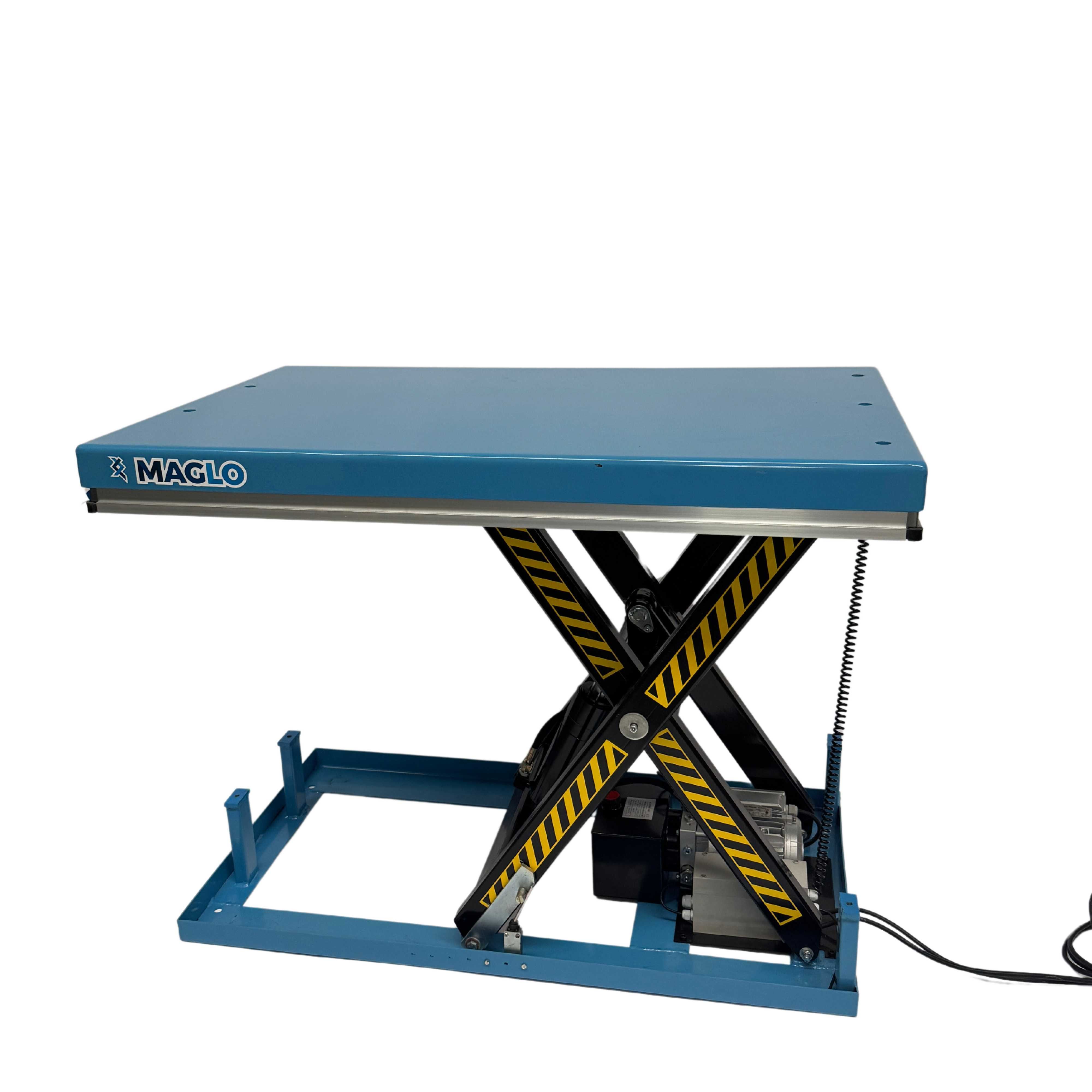 Stół hydrauliczny podnośnik nożycowy z kółkami 1000 kg 1300 x 820 mm