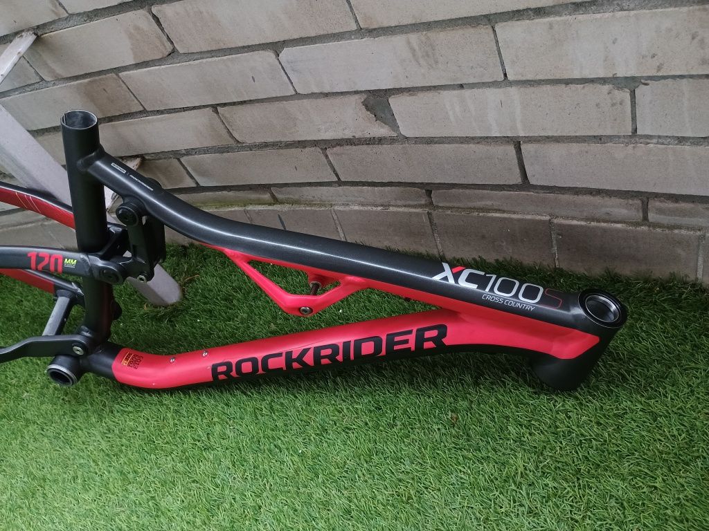Rama rowerowa full, Rockrider xc100s, rower MTB full