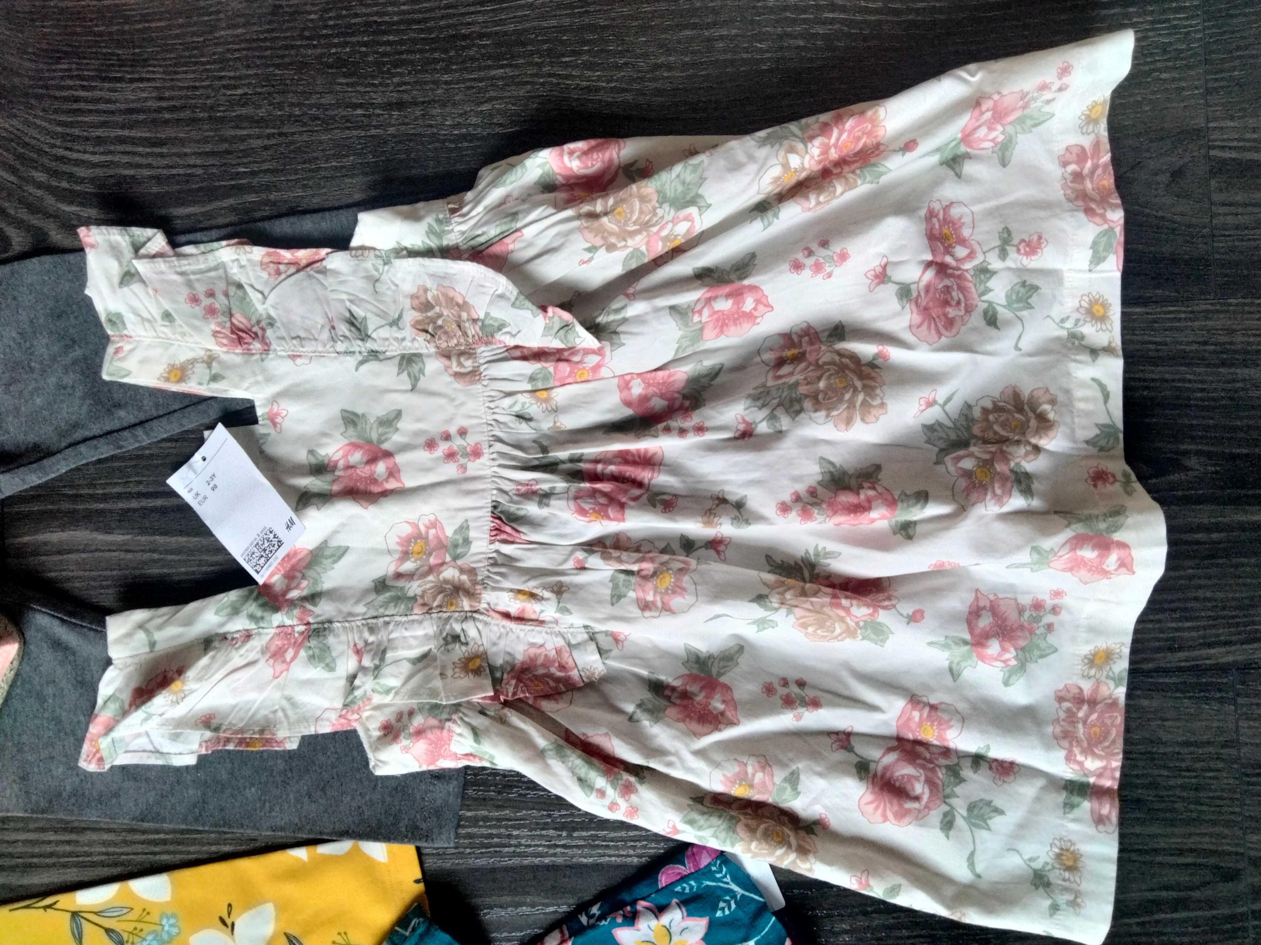 Комплект, плаття, лосини, футболки H&M, Zara, Carter's