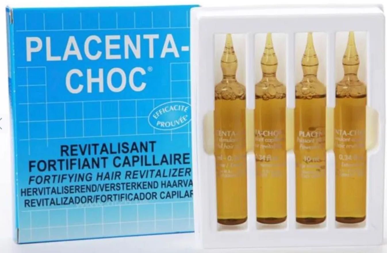 Ampolas de placenta para crescimento capilar