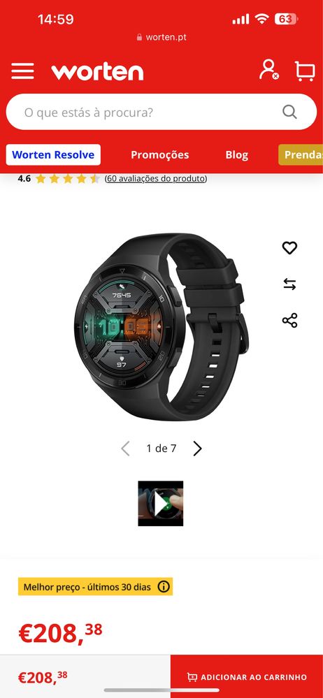 Huawei watch gt2e