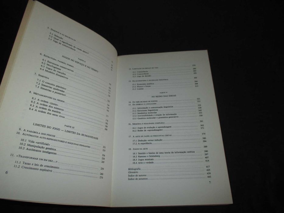 Livro O Jogo as leis naturais que regulam o acaso