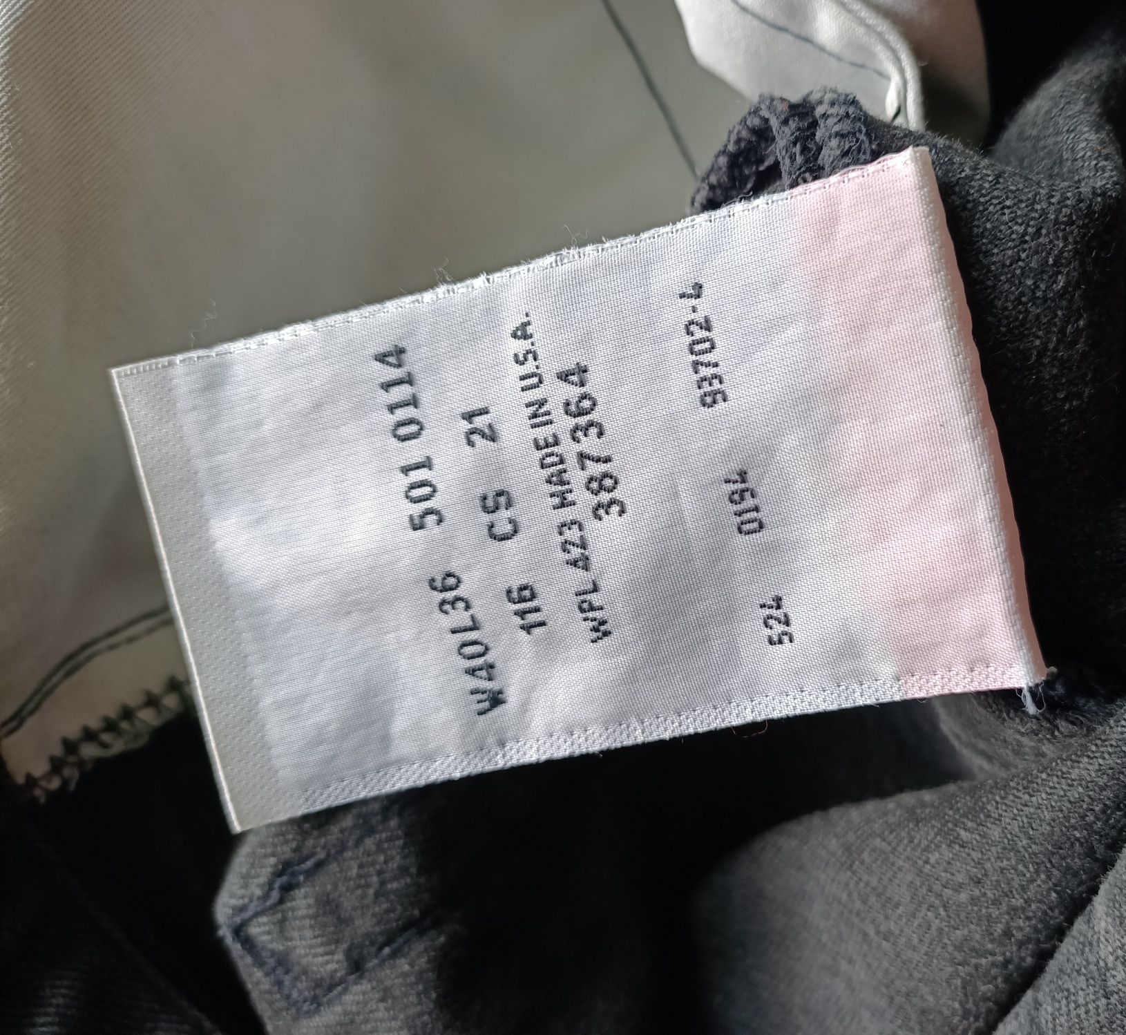 Levi's 501 czarne XXL W40/L36 spodnie duże vintage