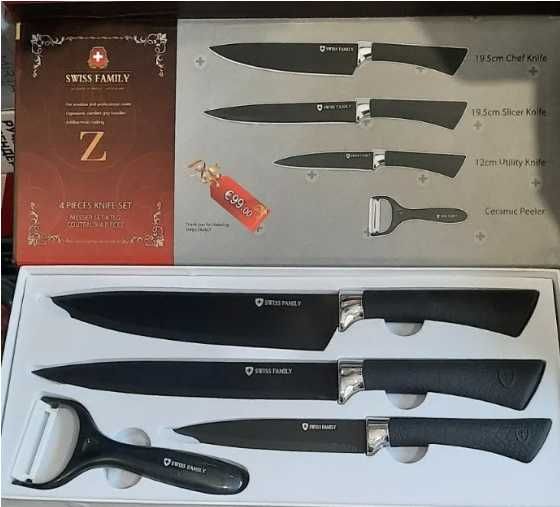 Набор ножей из нержавеющей стали 4 предмета Swiss Family SF-009