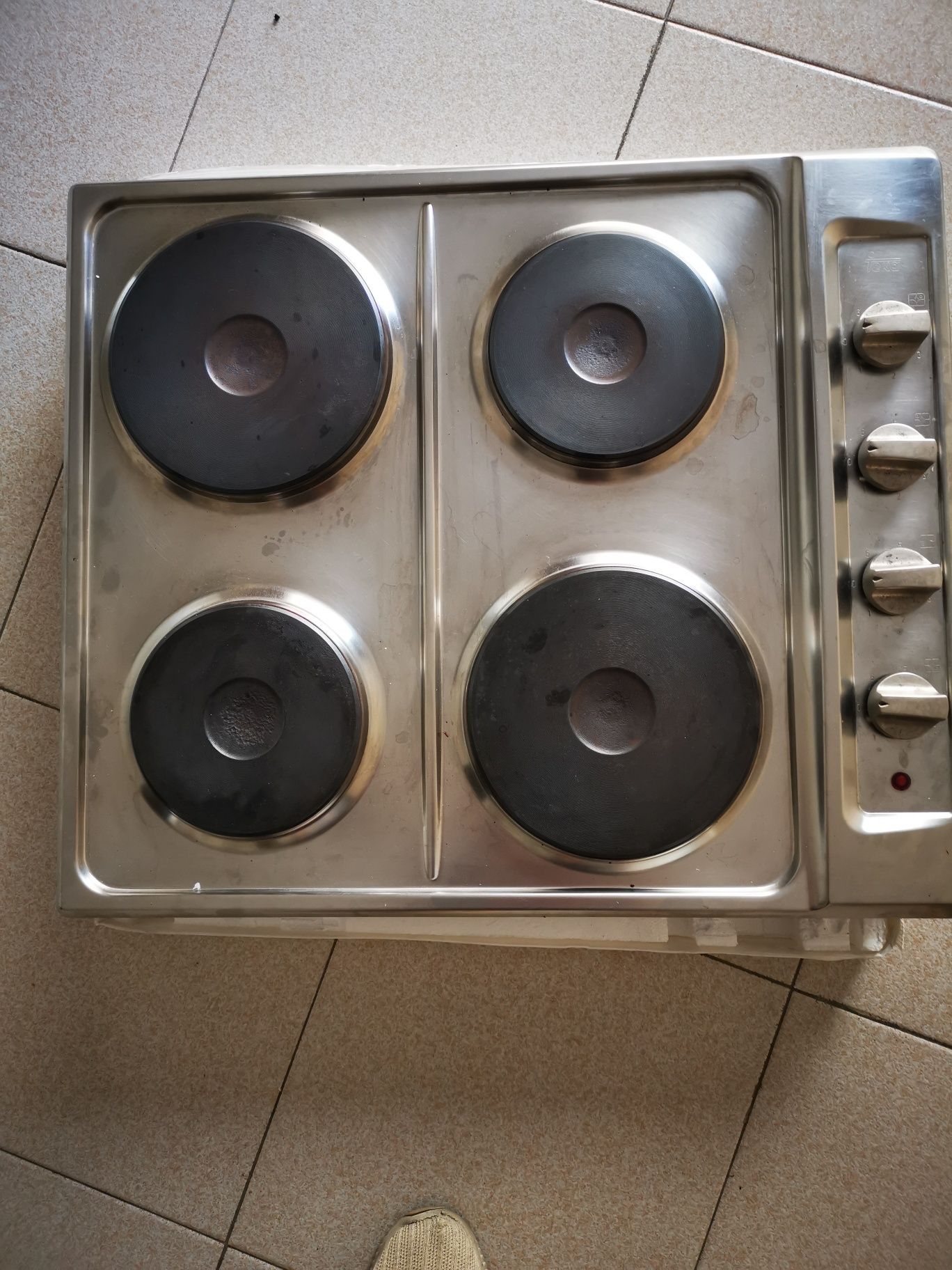 Placa encastrar 4 discos Teka