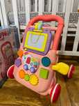 Ходунки каталка детские caretero (toyz) zoo интерактивные pink