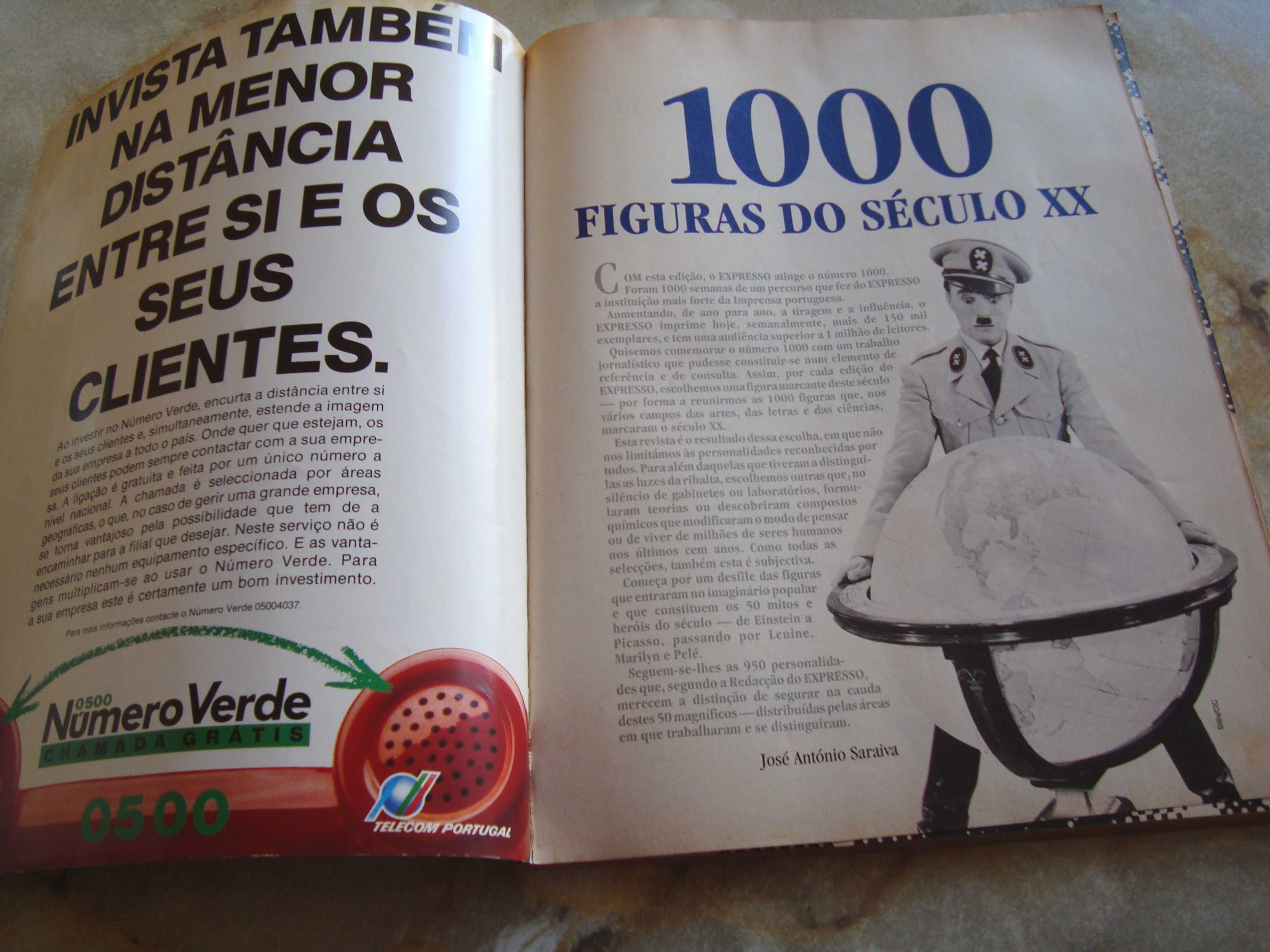 Revista Expresso 1000 Figuras do Século XX