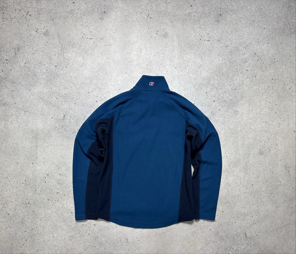 Мужская Флисовая Кофта Berghaus 1/4 Зип Оригинал Идеал M