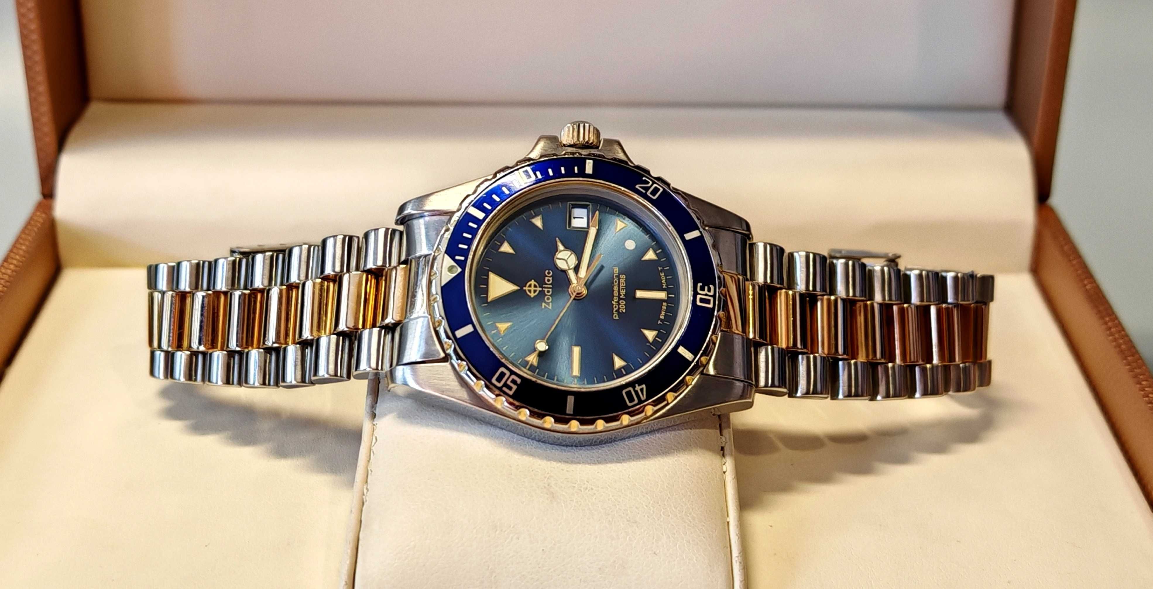Zegarek Zodiac Professional 200M Blue Mariner Diver Sea Wolf S Point