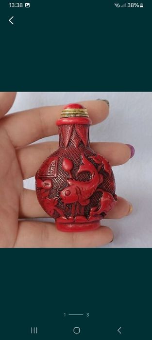Snuff bottle ou frasco de rapé