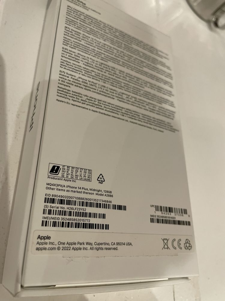 IPhone 14 Plus 128 GB roczny