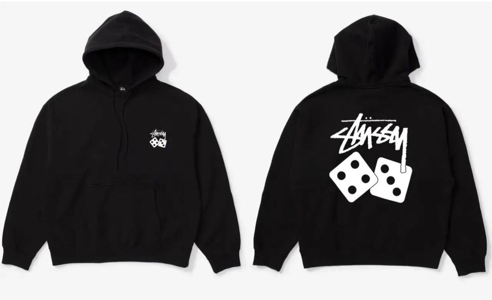 Мужское худи Stussy Dice Crew logo стусси толстовка на подарок