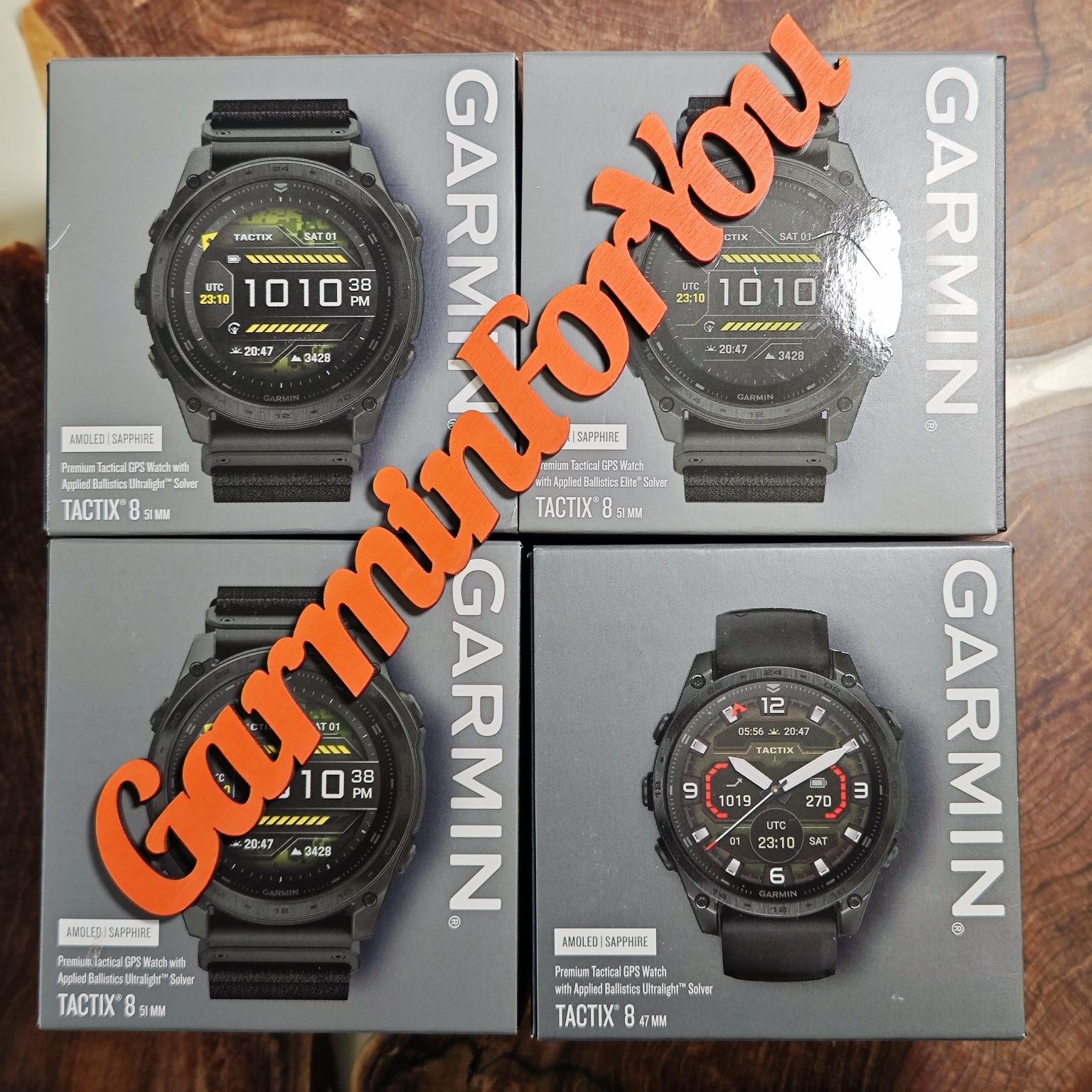 Garmin tactix 8 (47 мм) AMOLED з Applied Ballistics Ultra 010-03405-01