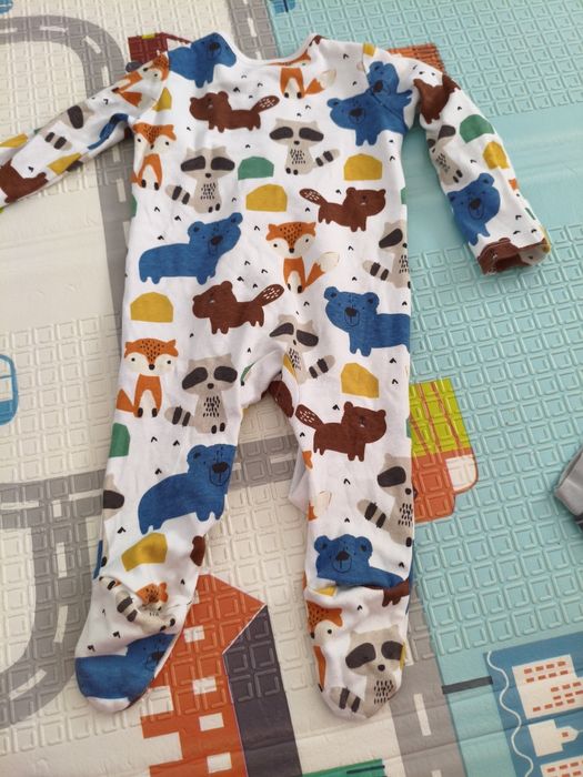 Pajacyki zestaw chłopiec 68