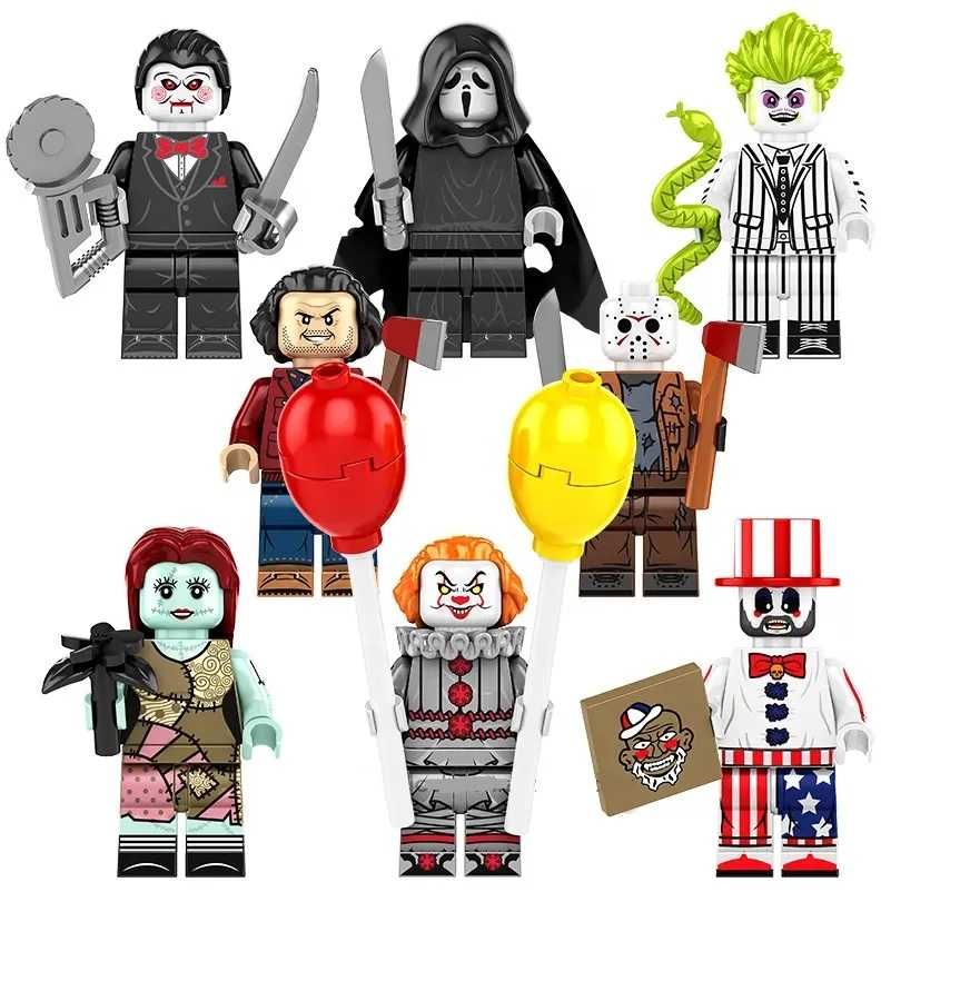 Coleção de bonecos minifiguras Terror nº8 (compatíveis Lego)