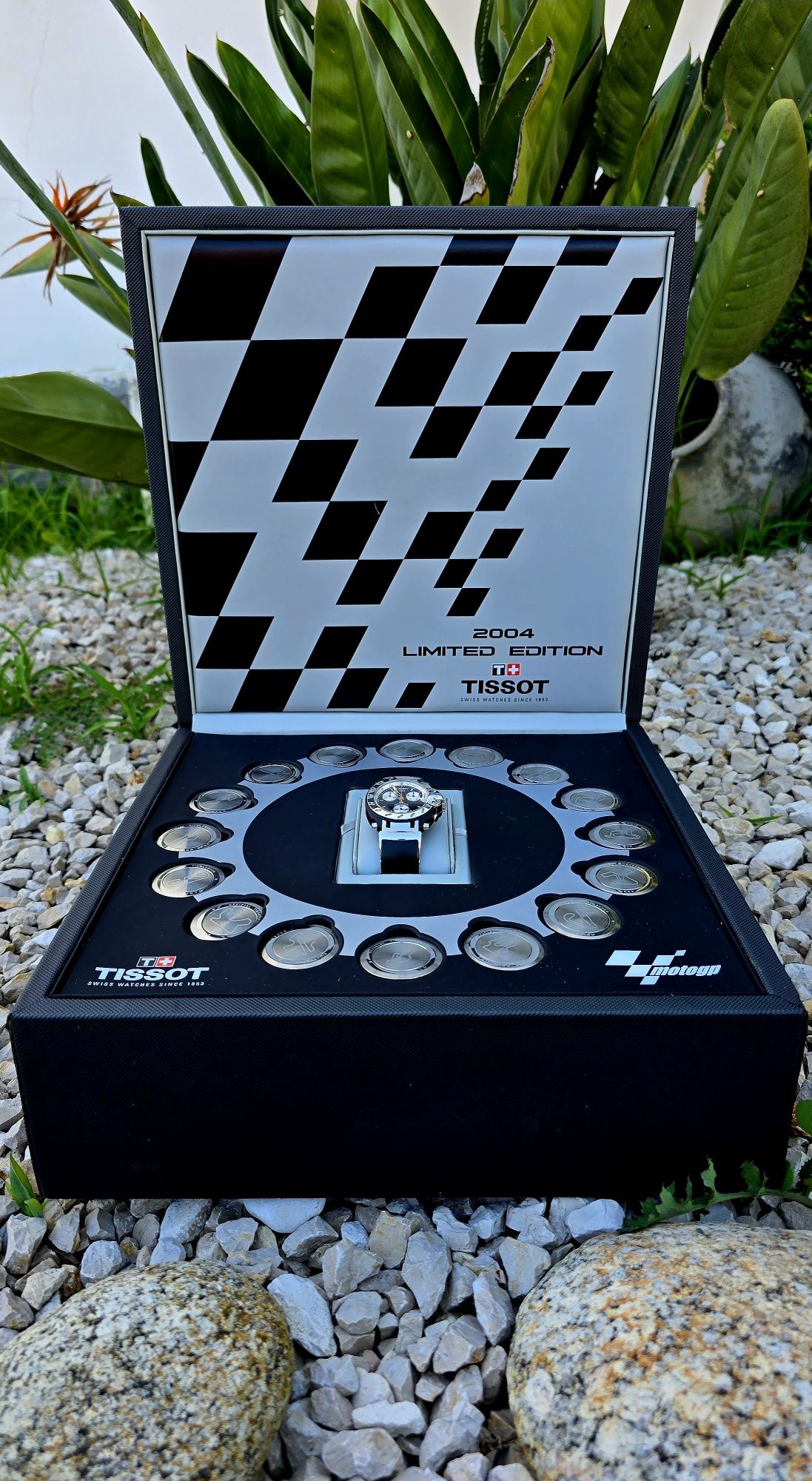 Tissot quartz Serie comemorativa MotoGp 2004