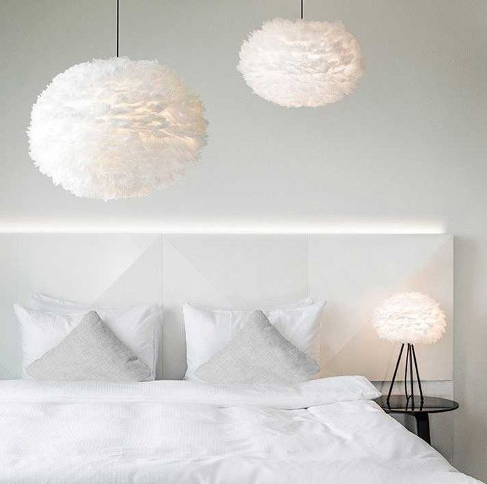 Lampa Eos biała mini plus podstawa 4szt