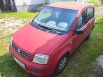 Fiat Panda czerwona