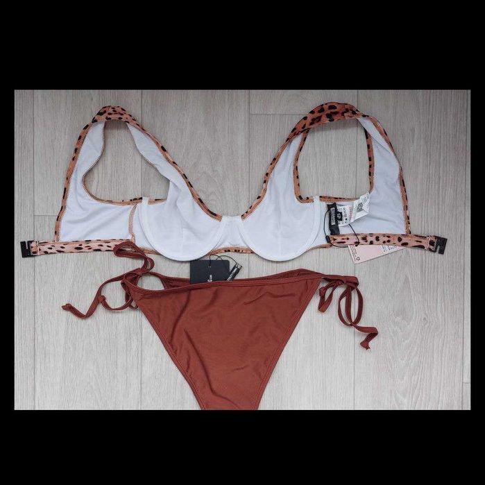 Новий леопардовий жіночий  купальник, розмір 36/S