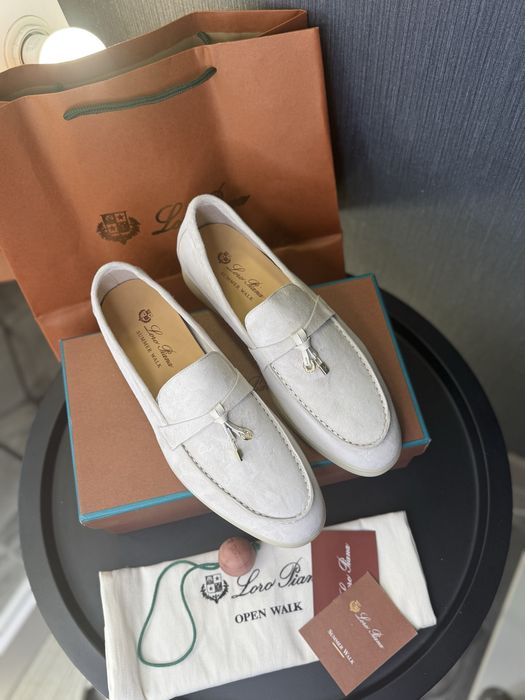 Лофери світлі білі 36,37,38,39,41 loro piana lp лоріки балетки туфлі