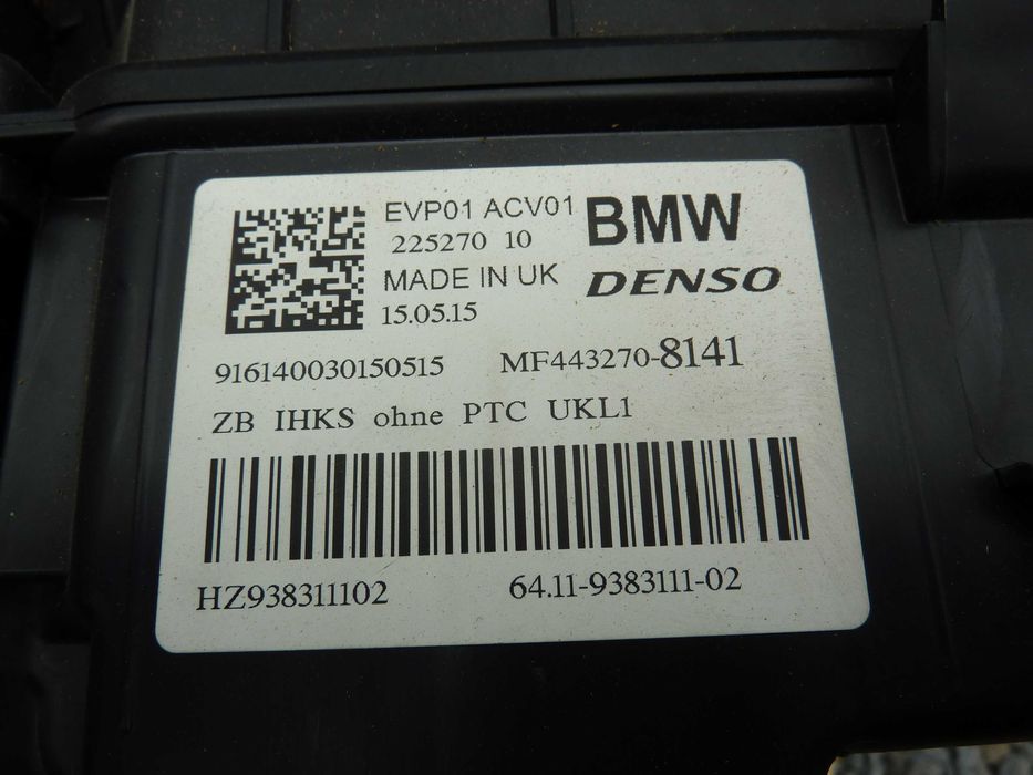 MINI F54 F55 F56 F60 nagrzewnica kompletna NOWA europa 938.3111 idealn
