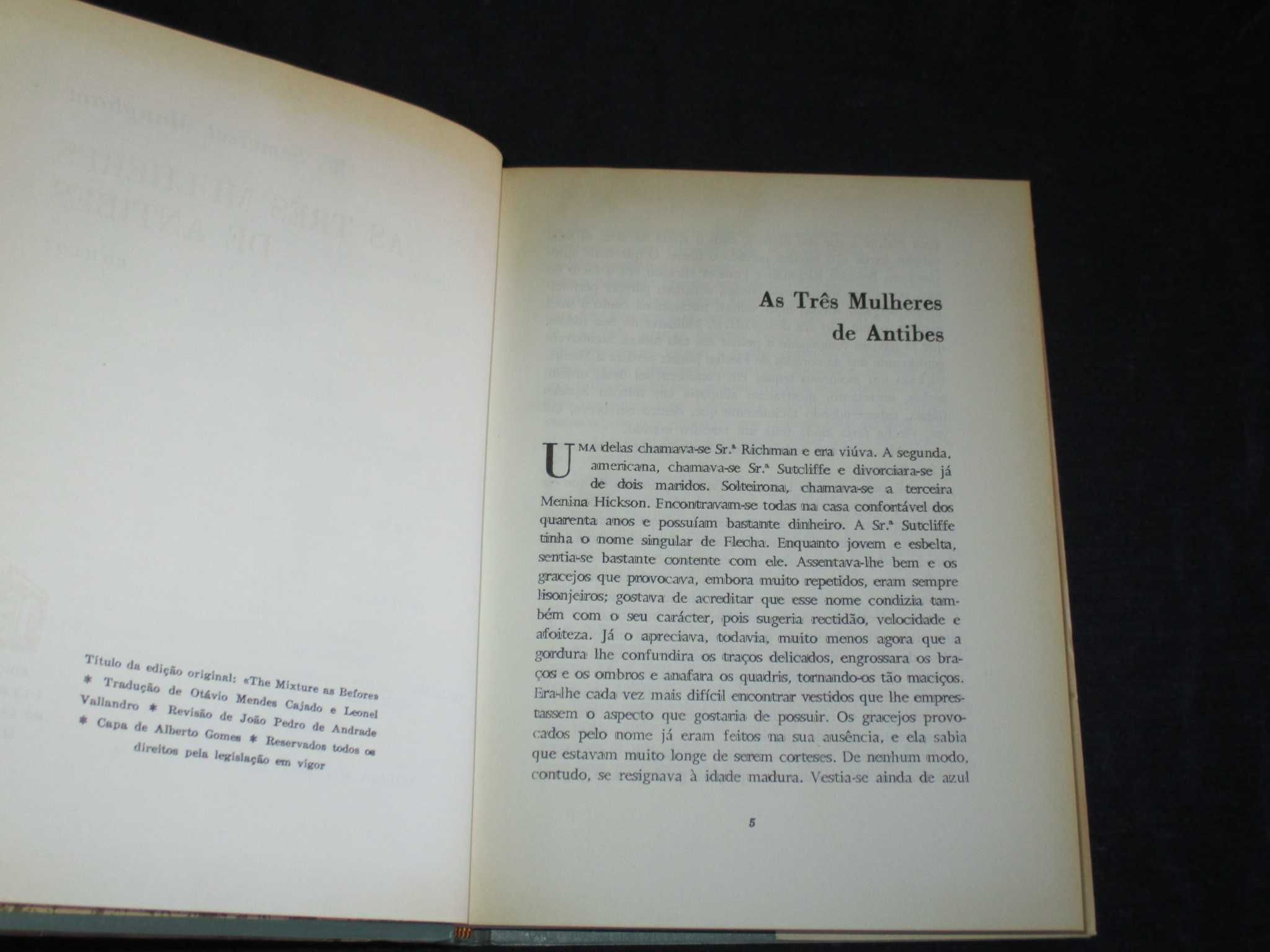 Livro As três mulheres de Antibes Somerset Maugham CD