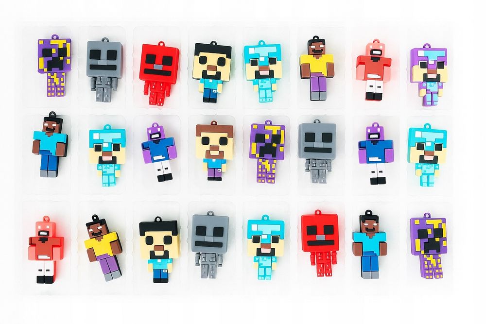 Minecraft Kalendarz adwentowy  figurki 24 sztuki -Nowość-wys24h