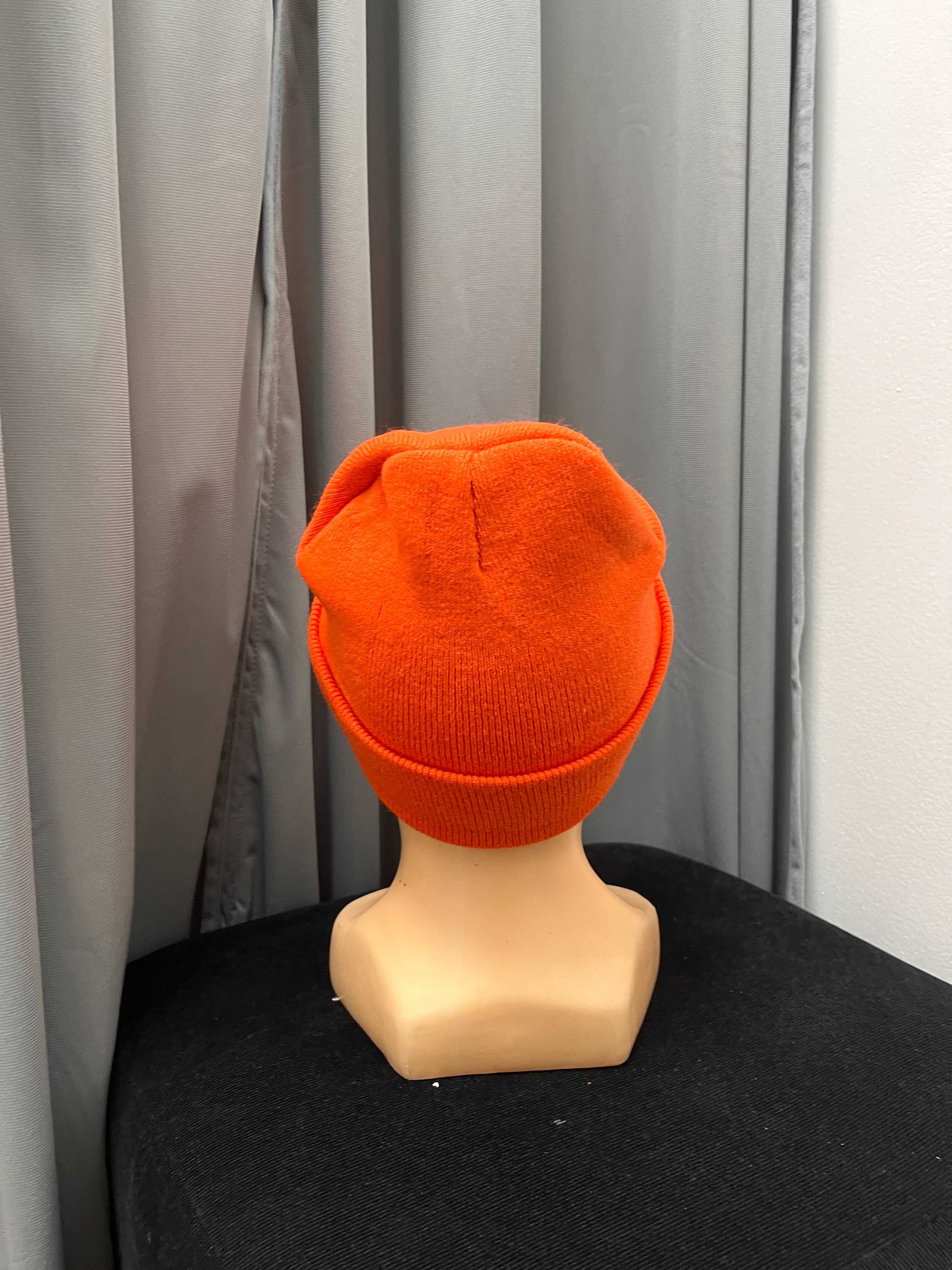 Pomarańczowa czapka zimowa roz.uniwersalny