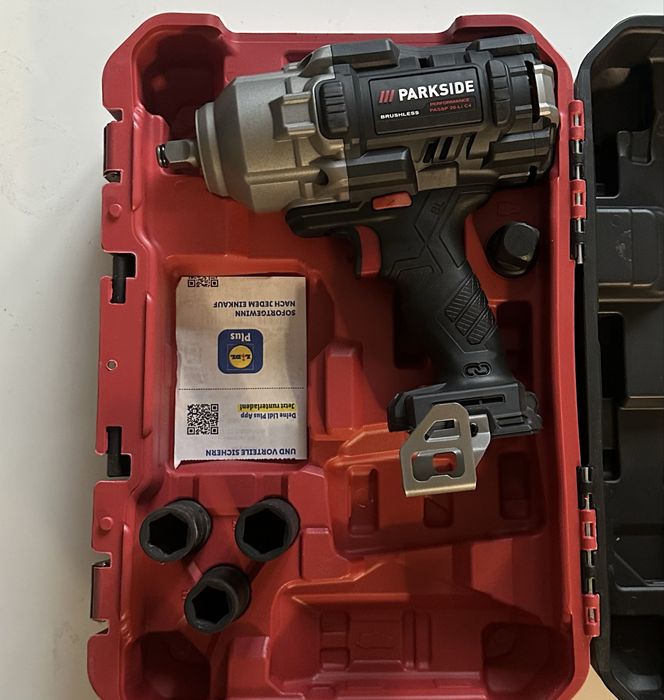 Klucz udarowy Parkside PASSAP 20-Li C4 z nasadkami