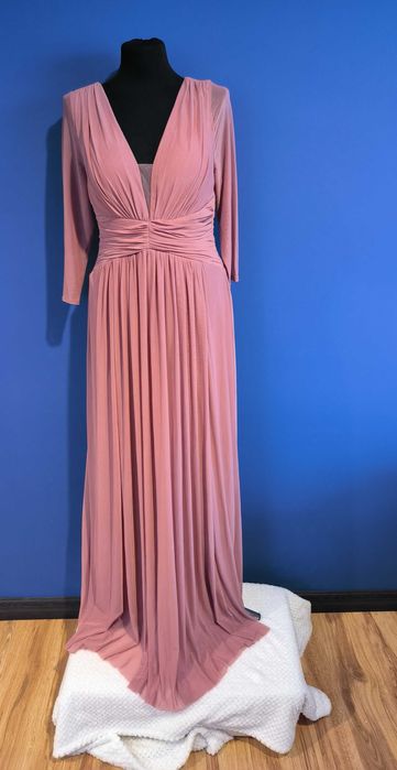 Sukienka wieczorowa pudrowy róż