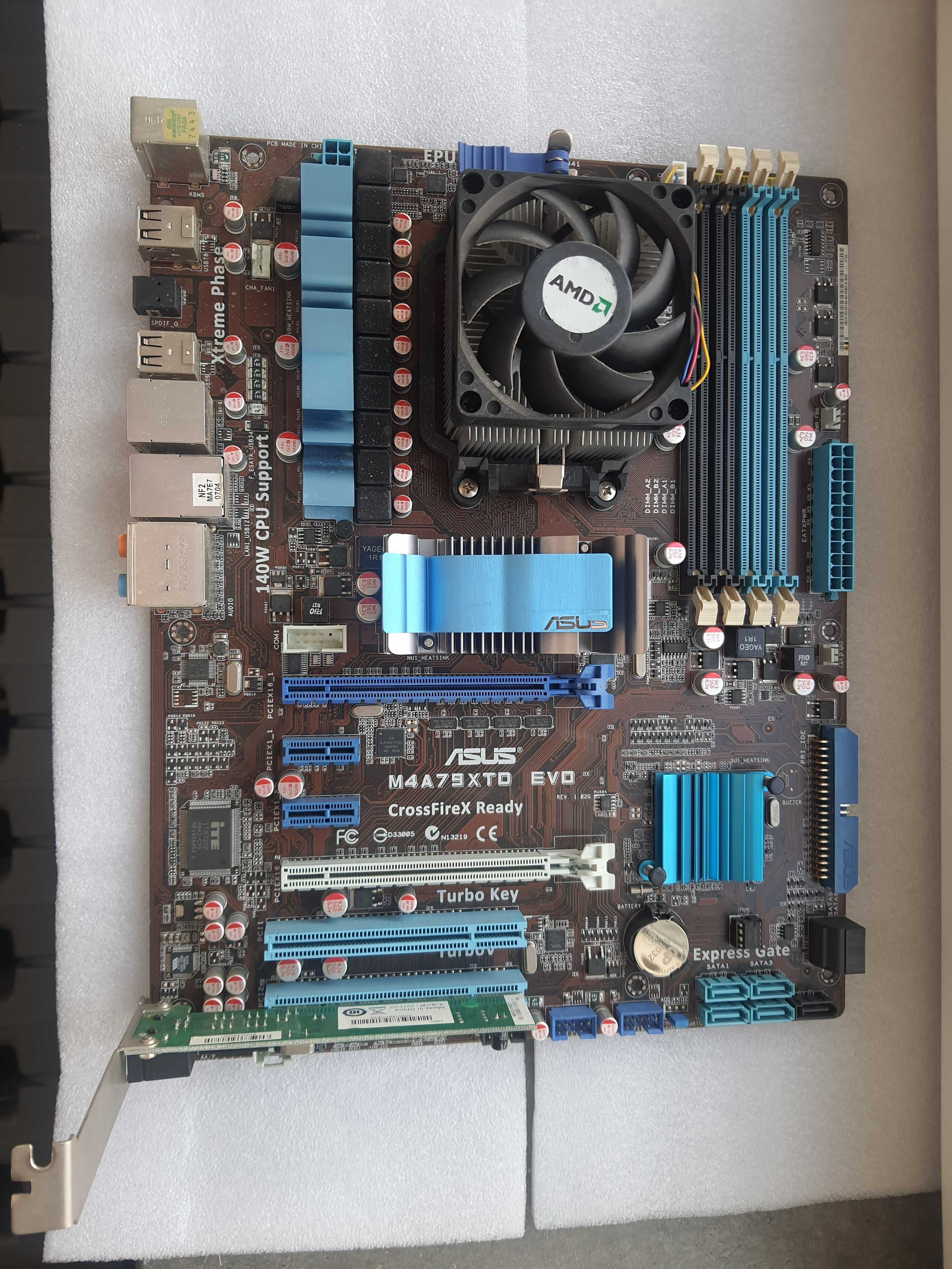 Материнка Asus M4A79XTD EVO + Проц AMD Phenom II X4 925 2.8 Ghz