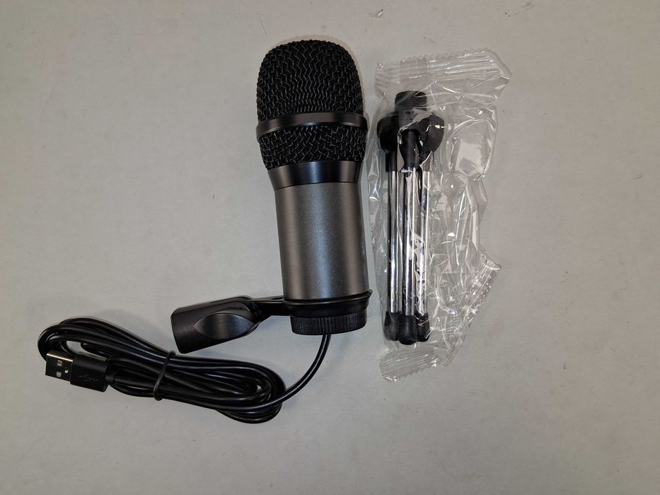 N031 Profesjonalny Mikrofon USB Kondensator Do Nagrywania Streaming