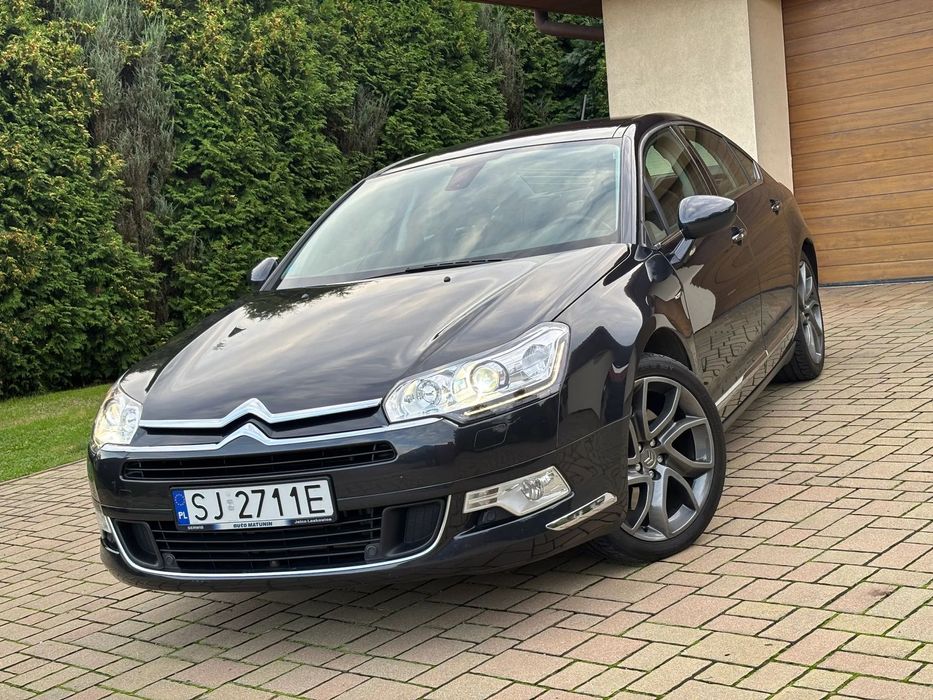 Citroën C5 Exclusive, xenon skrętny, LED, zawieszenie Hydro Active 3, HAK, Euro6