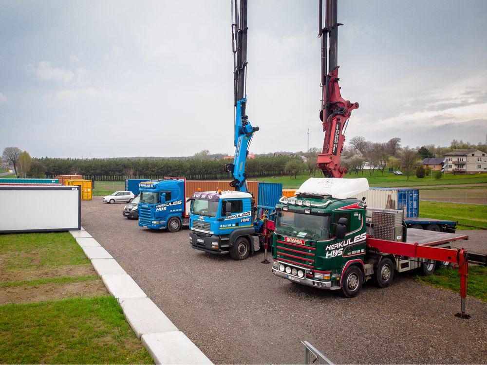 Usługi transportowe Transport HDS (JIB) dźwig , żuraw 18 ton! HERKULES