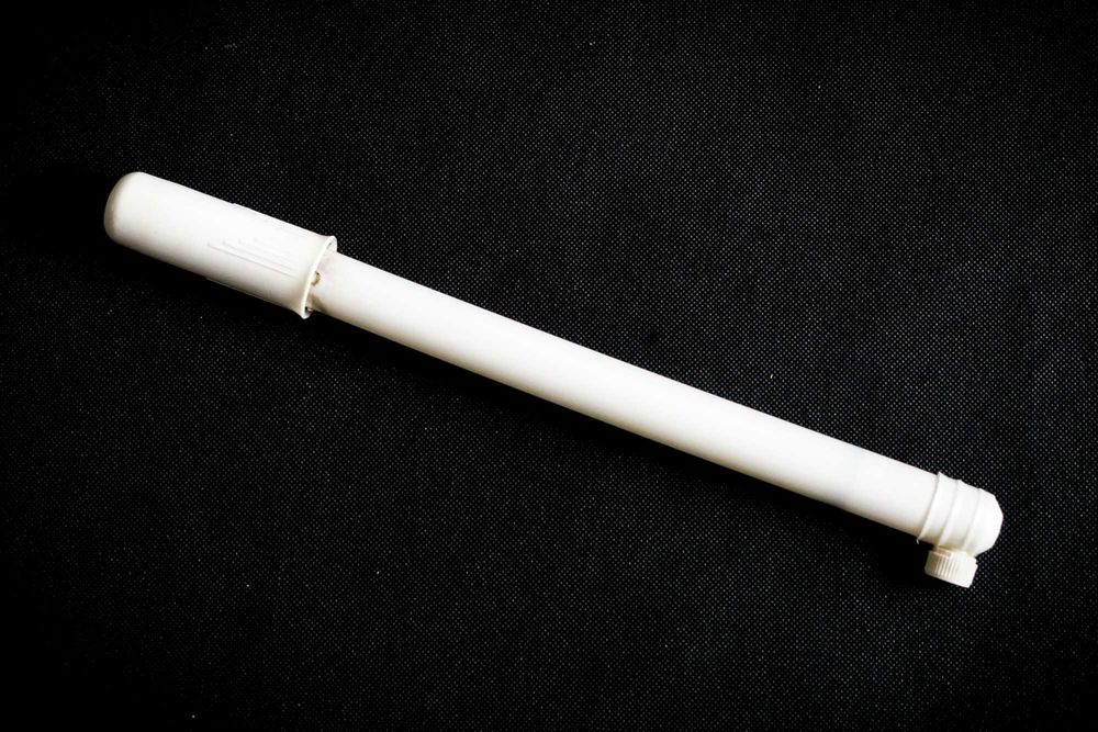 FABRYCZNIE NOWA pompka rowerowa PRL ROMET Wigry2/Jubilat/Pasat - BIAŁA