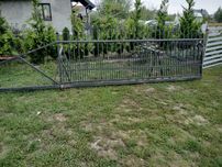Brama przesuwna+ furtka