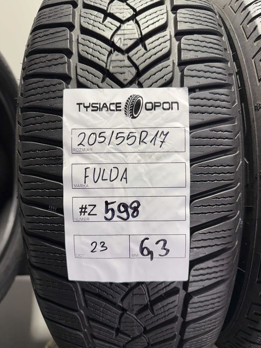 Opony Zimowe 205/55/17 Fulda KristallControlHP2 Komplet #Z598