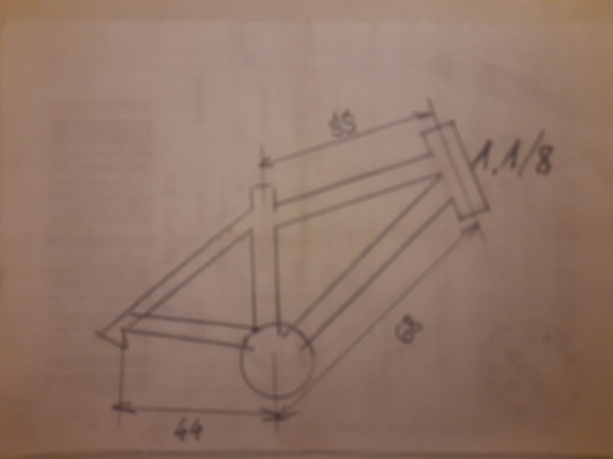 Rama aluminiowa rowerowa