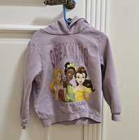 Bluza fioletowa Disney księżniczki Disneya H&M 122 128