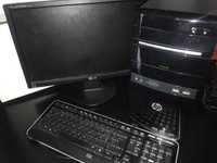 Vendo ou Troco - PC Desktop HP Pavilion G5405pt e Monitor LG Flatron