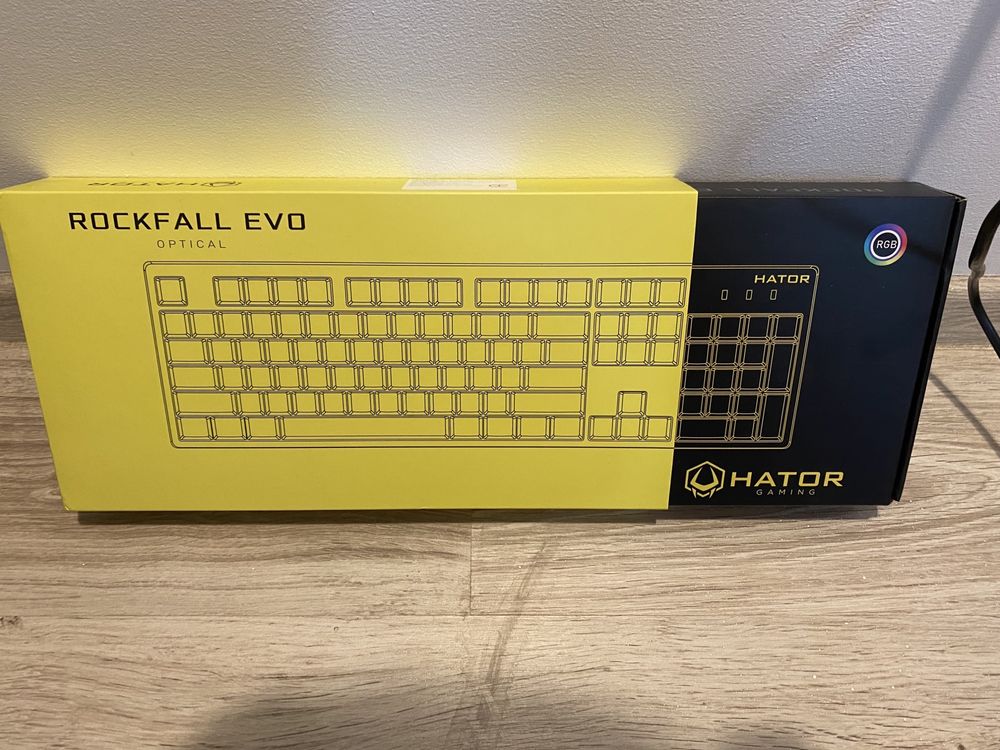 Ігрова клавіатура Hator rockfall evo optical