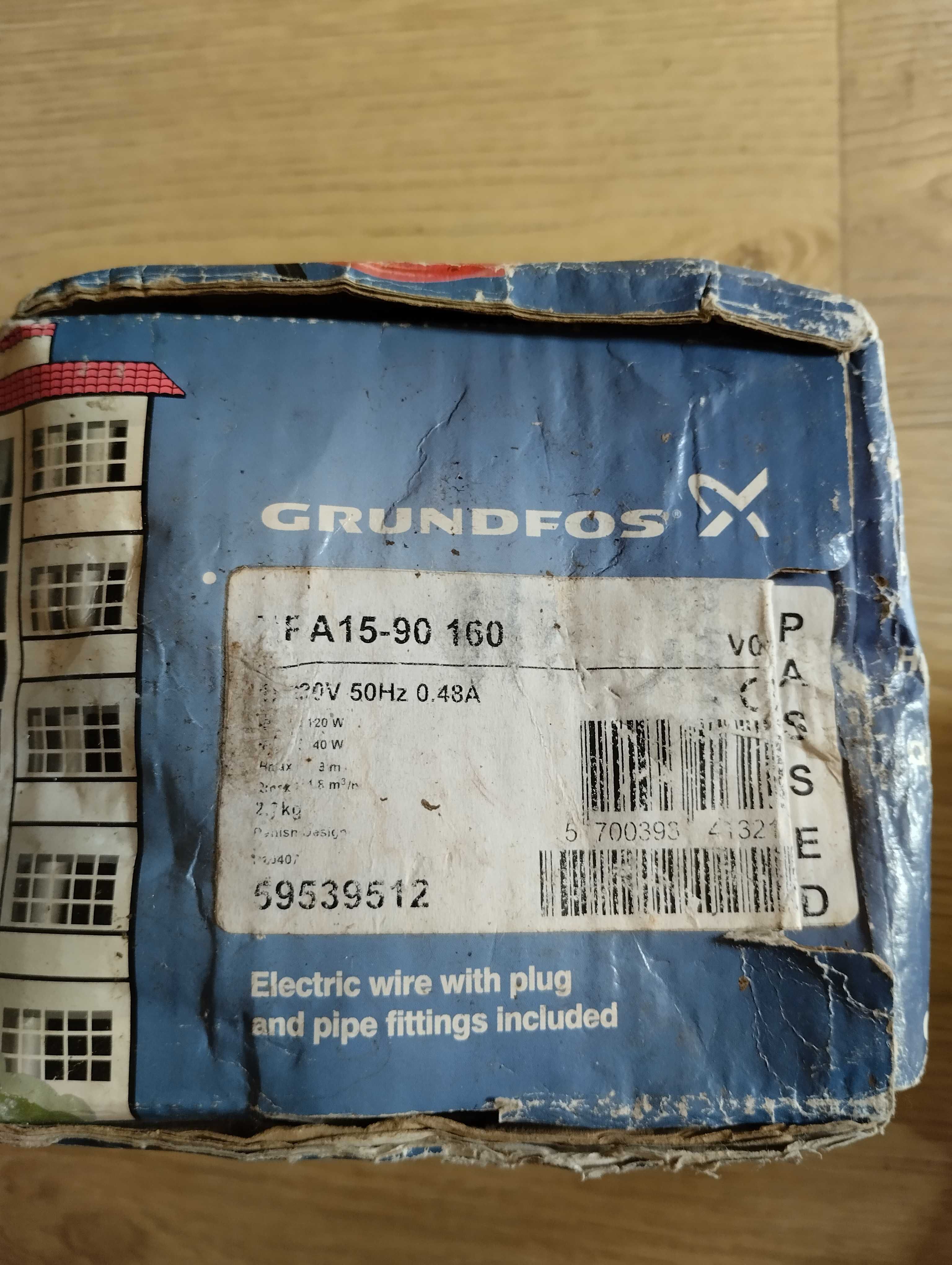 Насос для повышения давления воды Grundfos UPA 15-90 160