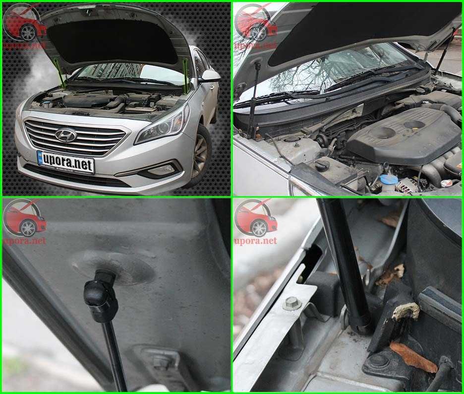 Амортизатор капота упор Hyundai Sonata 6 YF / 7 LF / Santa Fe 3 USA