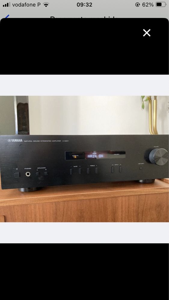 Amplificador de som Yamaha A-S201