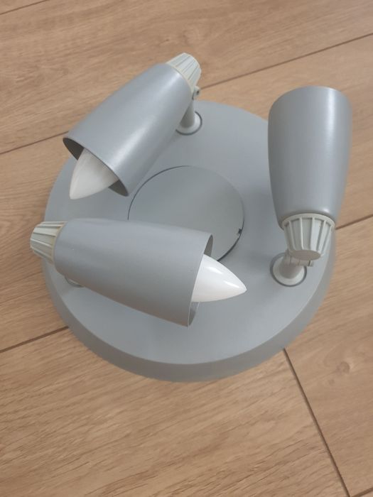 Plafon żyrandol szary