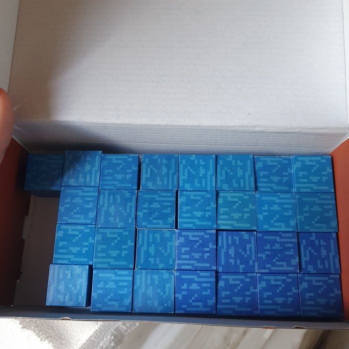 Klocki magnetyczne minecraft bloki wody