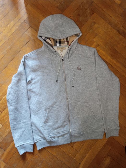 bluza burberry szara