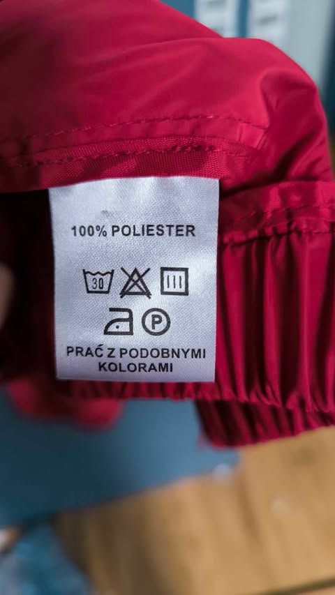 Solar Kurtka Damska Solar Wygodna Przeciwdeszczowa Czerwona Rozmiar 38